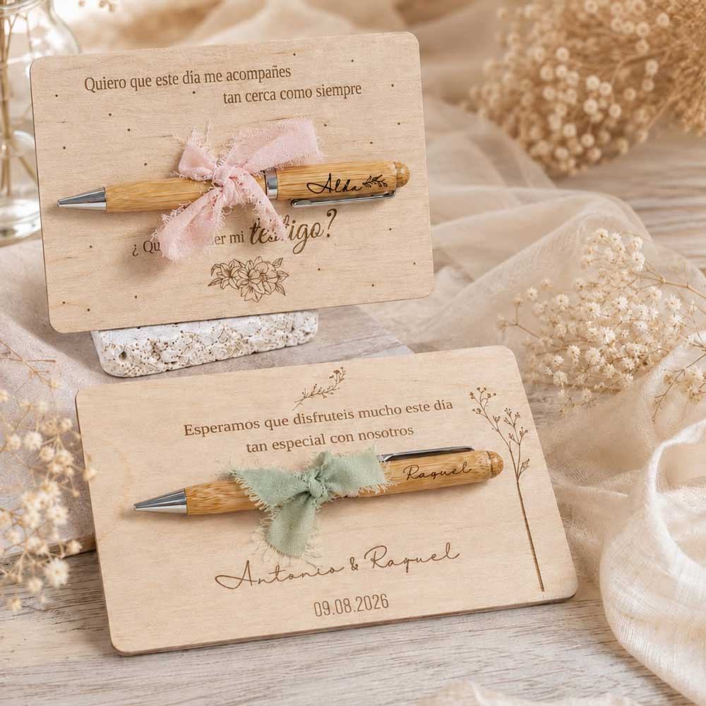 detalle-testigo Detalle personalizado para testigos de boda - Imagen 1