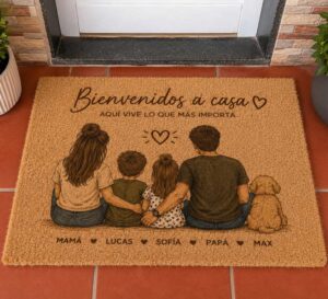 Felpudo personalizado con foto 🏡✨