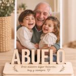 Marco de madera personalizado con foto y nombre
