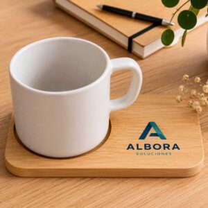 Posavasos para taza personalizados con soporte integrado