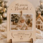 Marco de madera personalizado – Mi primera Navidad