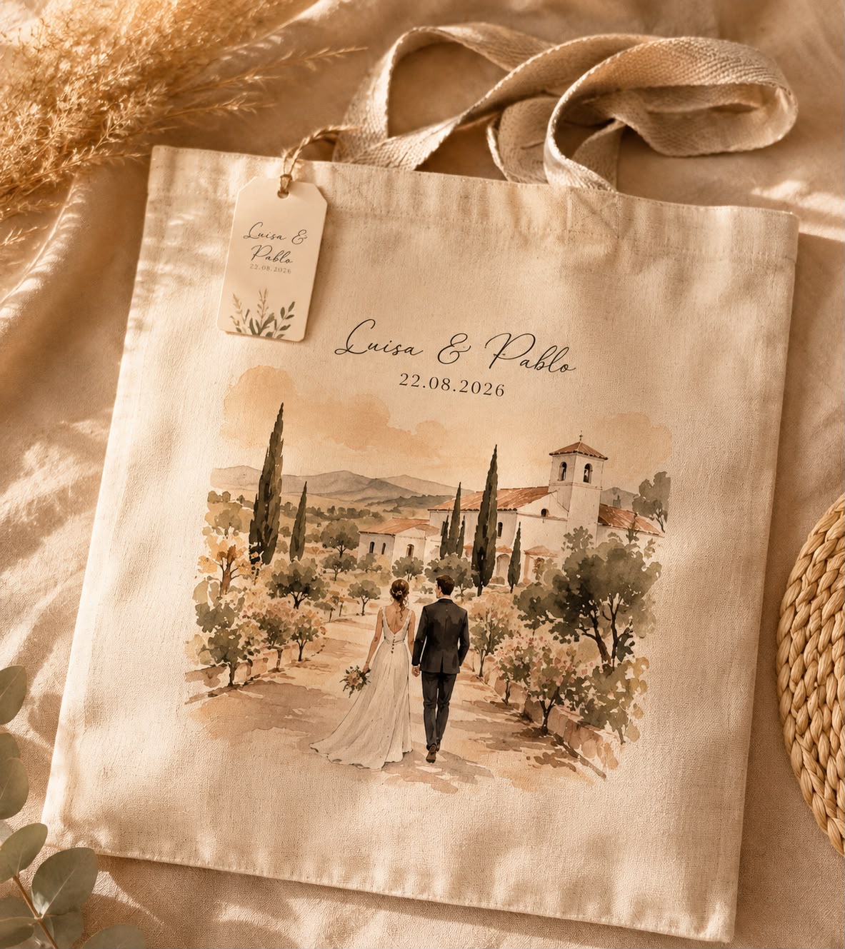 Bolsa_tela_2 Tote bag personalizada para invitados - Imagen 1