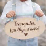Cartel para Paje Personalizado A4 con Cinta de Color - Imagen 2
