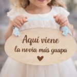 Cartel para Paje Personalizado A4 con Cinta de Color - Imagen 3