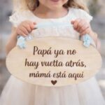 Cartel para Paje Personalizado A4 con Cinta de Color - Imagen 5
