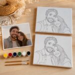 Kit de lienzos personalizados para parejas