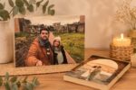 Foto impresa en madera
