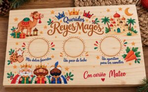 Tabla para los Reyes Magos personalizada - Imagen 2