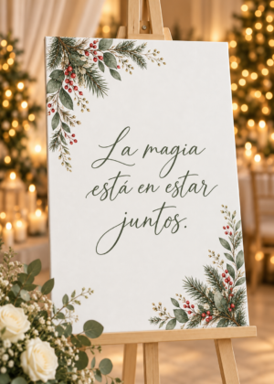 Ejemplo de diseño navideño personalizado por Alivora