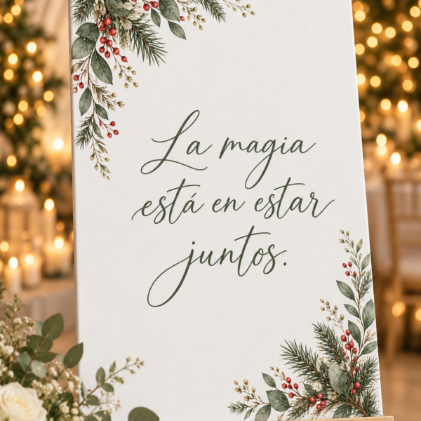 Ejemplo de diseño navideño personalizado por Alivora